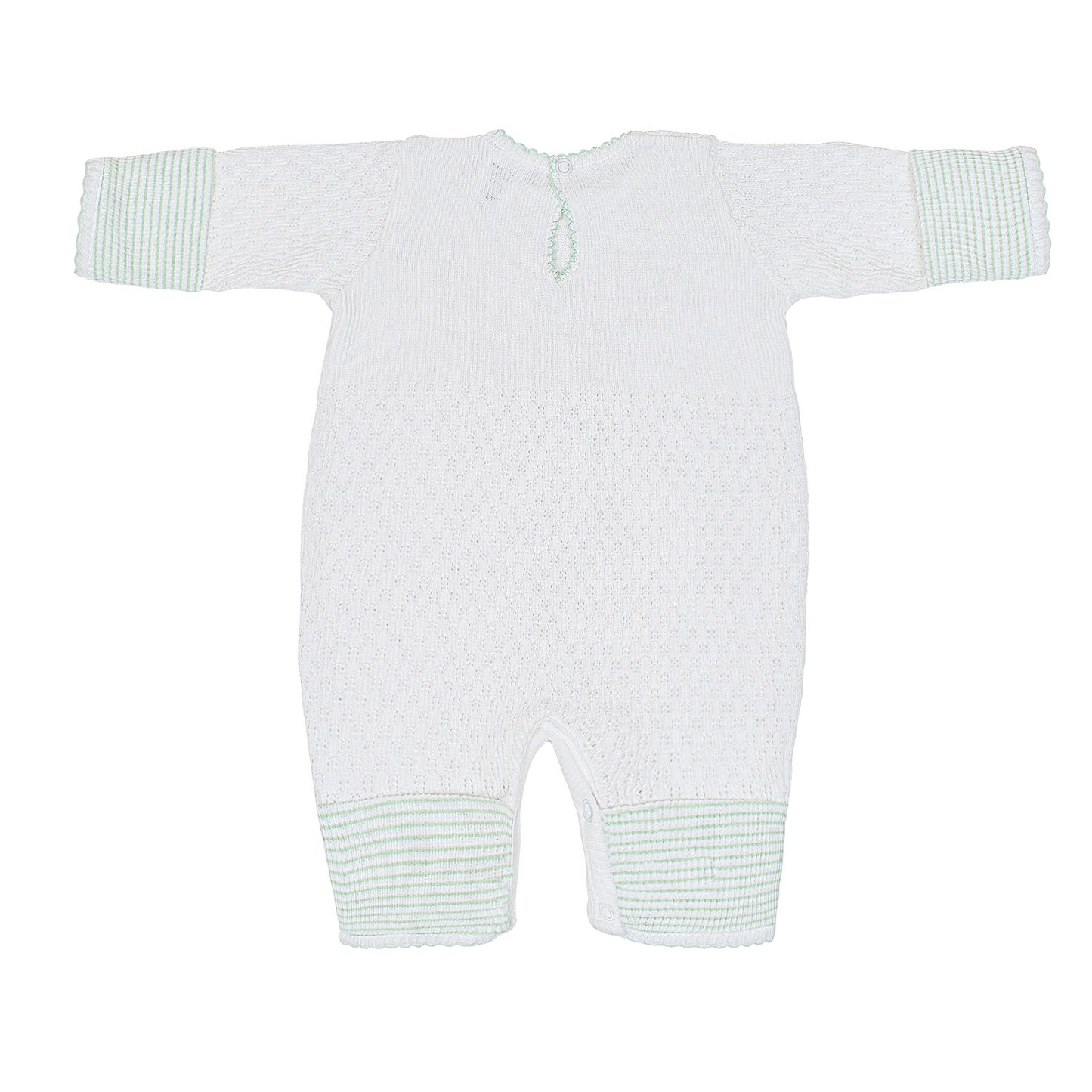 Paty Knit Cuff Romper #166LSCF