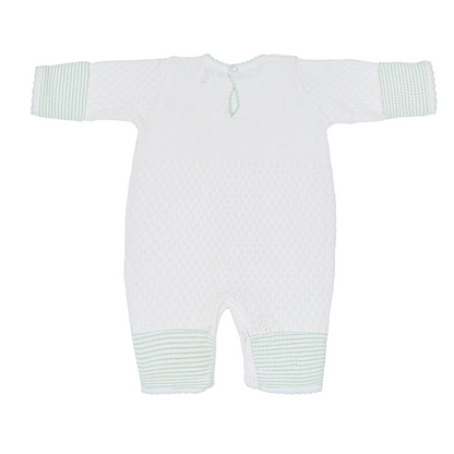 Paty Knit Cuff Romper #166LSCF