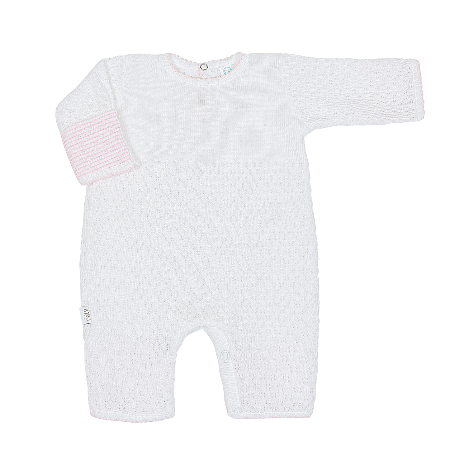 Paty Knit Cuff Romper #166LSCF