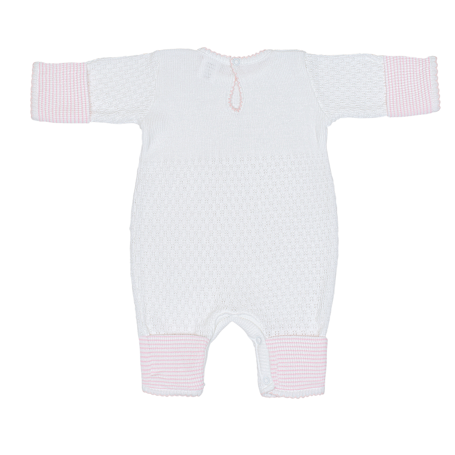 Paty Knit Cuff Romper #166LSCF