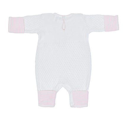 Paty Knit Cuff Romper #166LSCF