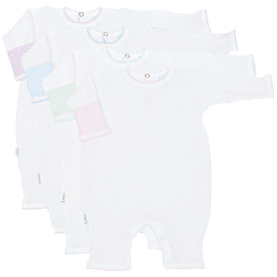 Paty Knit Cuff Romper #166LSCF