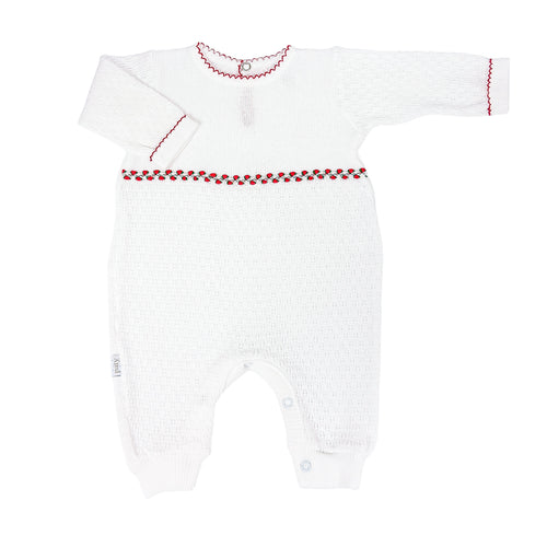 Paty Knit Romper (Ruth) | Christmas Collection