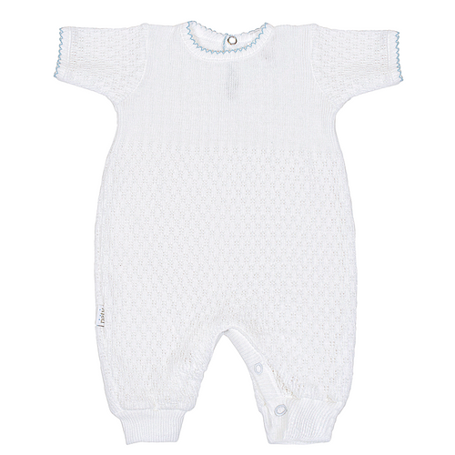 Paty Knit Short Sleeve Romper