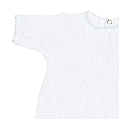 Paty Knit Romper Short Sleeve/Long Sleeve