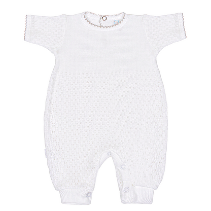 Paty Knit Romper Short Sleeve/Long Sleeve