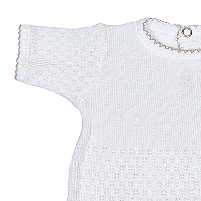 Paty Knit Romper Short Sleeve/Long Sleeve