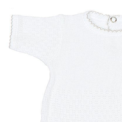 Paty Knit Romper Short Sleeve/Long Sleeve