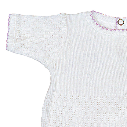 Paty Knit Romper Short Sleeve/Long Sleeve