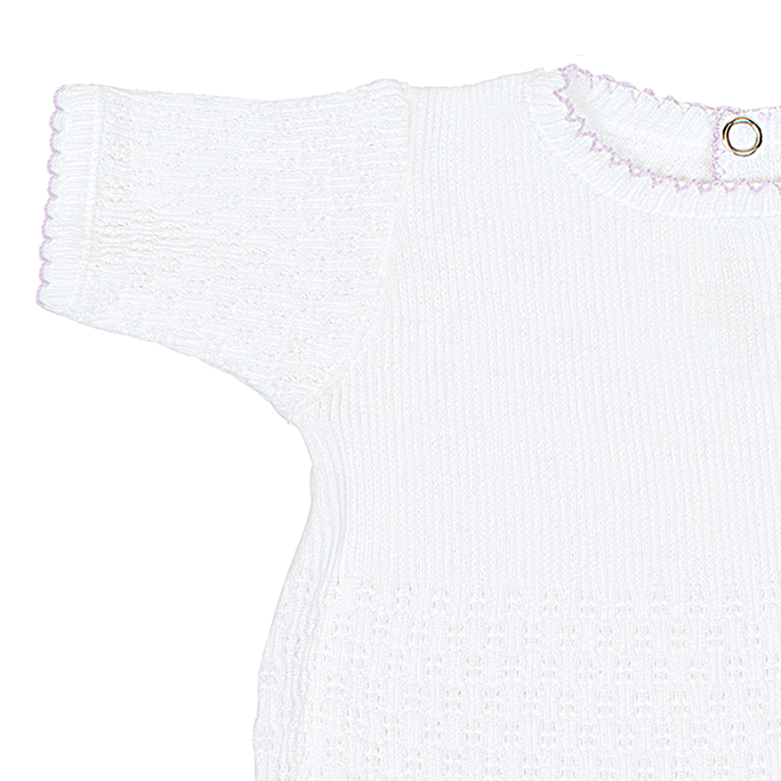 Paty Knit Romper Short Sleeve/Long Sleeve
