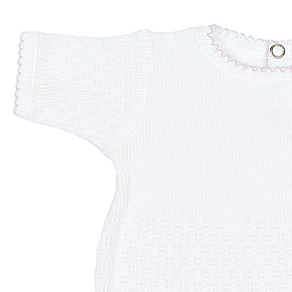 Paty Knit Romper Short Sleeve/Long Sleeve