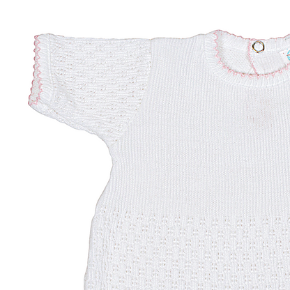 Paty Knit Romper Short Sleeve/Long Sleeve