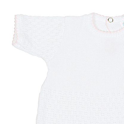 Paty Knit Romper Short Sleeve/Long Sleeve