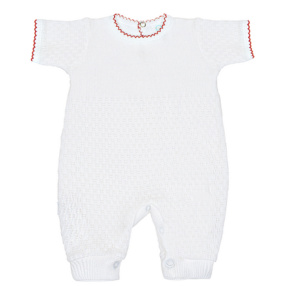 Paty Knit Romper Short Sleeve/Long Sleeve
