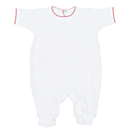 Paty Knit Romper Short Sleeve/Long Sleeve