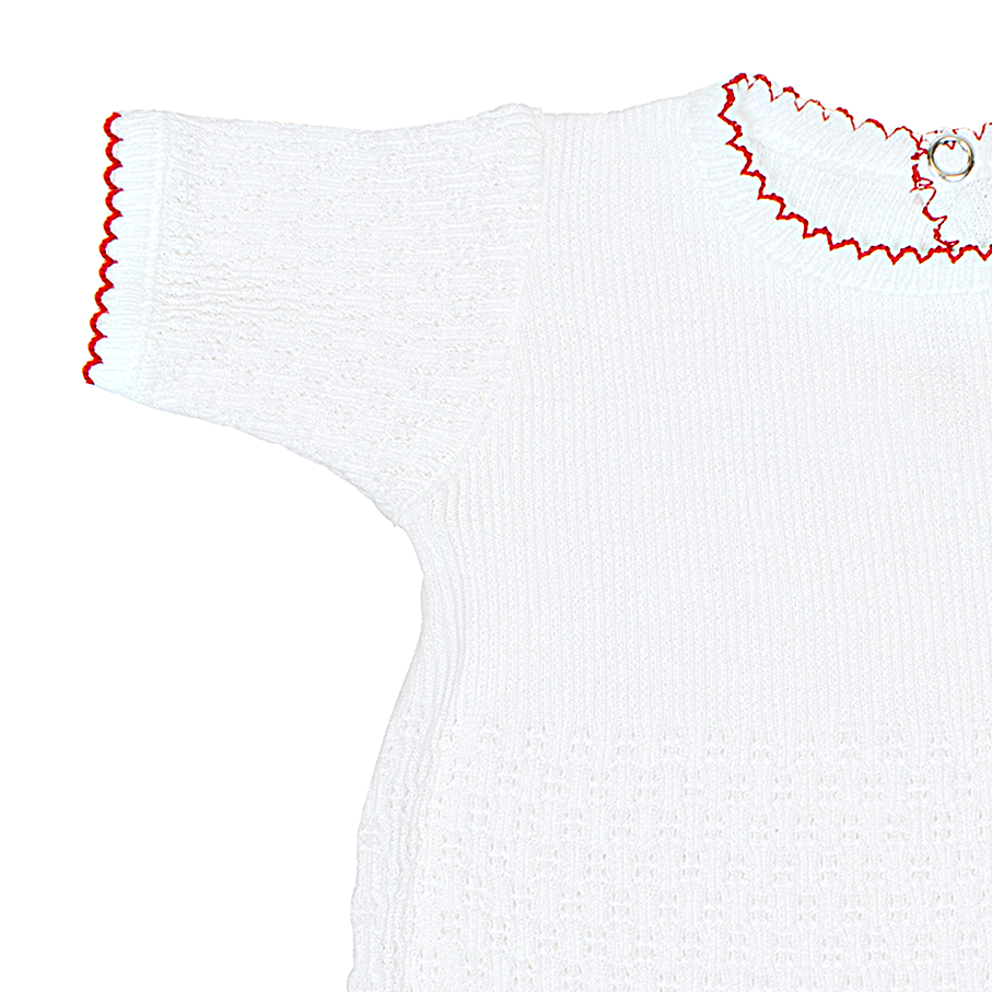 Paty Knit Romper Short Sleeve/Long Sleeve
