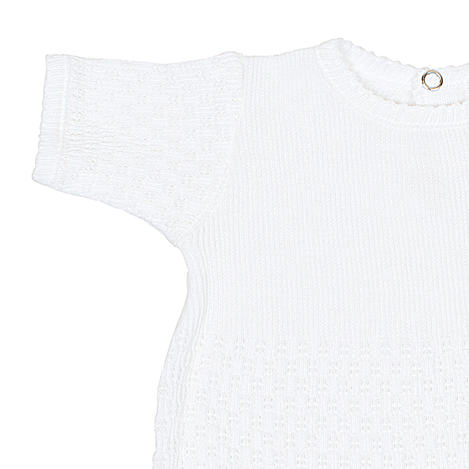 Paty Knit Romper Short Sleeve/Long Sleeve