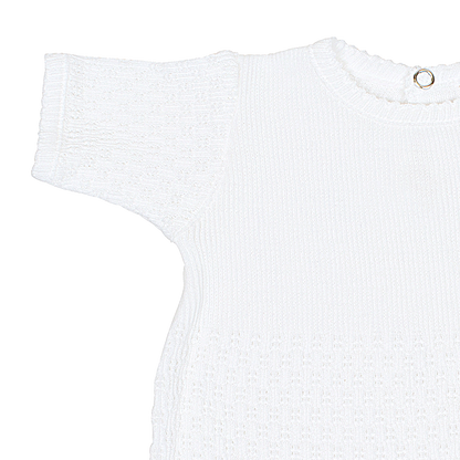 Paty Knit Romper Short Sleeve/Long Sleeve