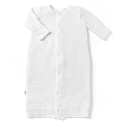 Paty Knit Gown with Full Snap Front