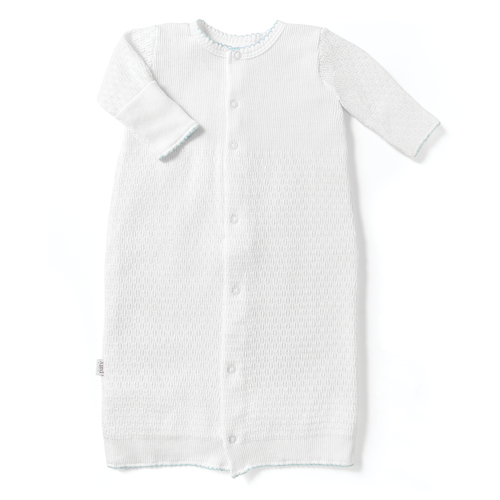 Paty Knit Gown with Full Snap Front