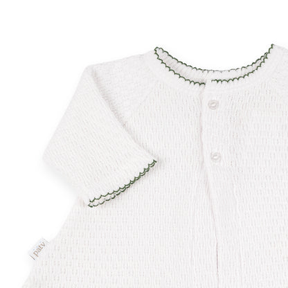 PatyKnit™ Raglan Cardigan Sweater in White