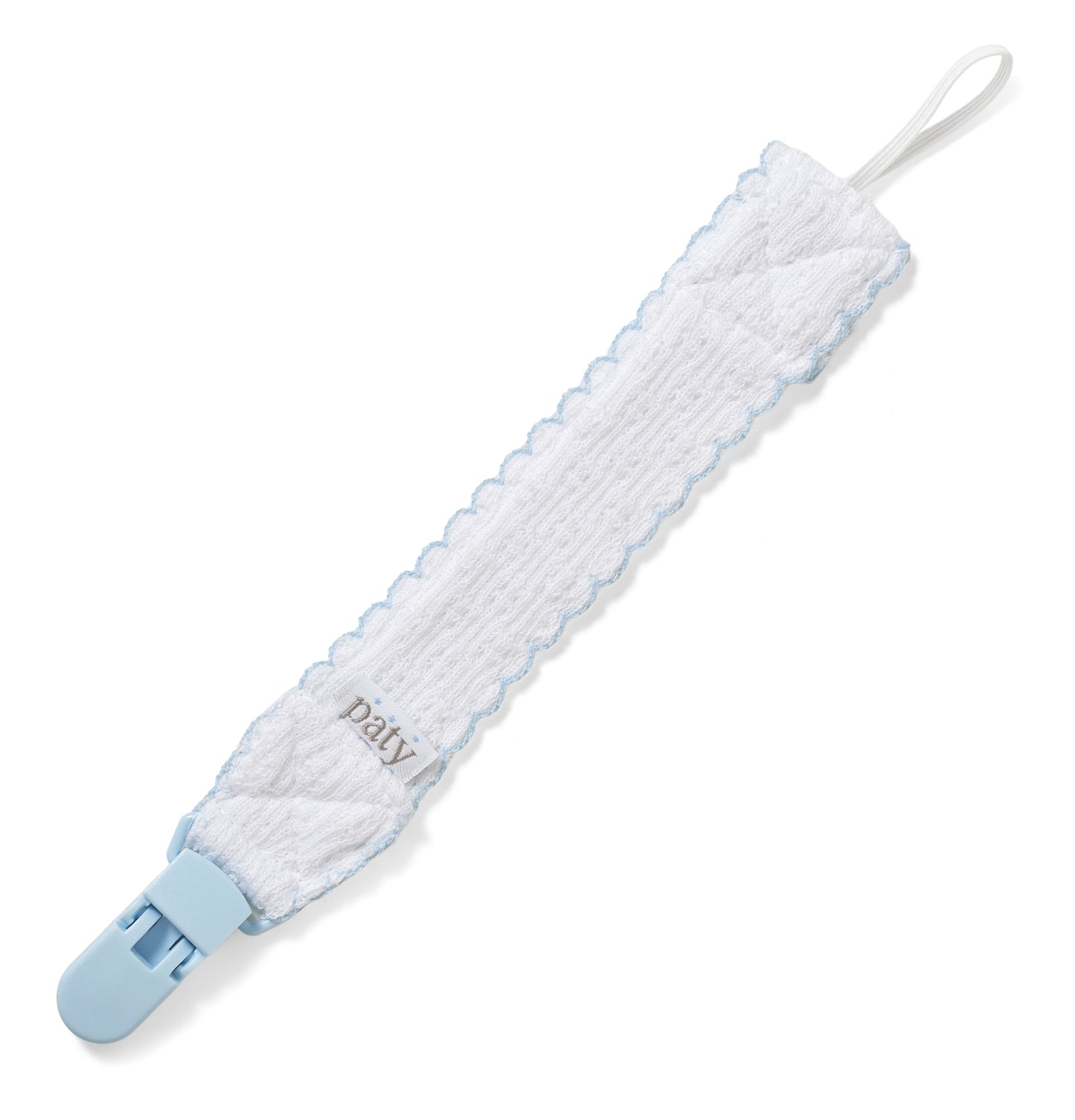 Paty Knit Pacifier Clip