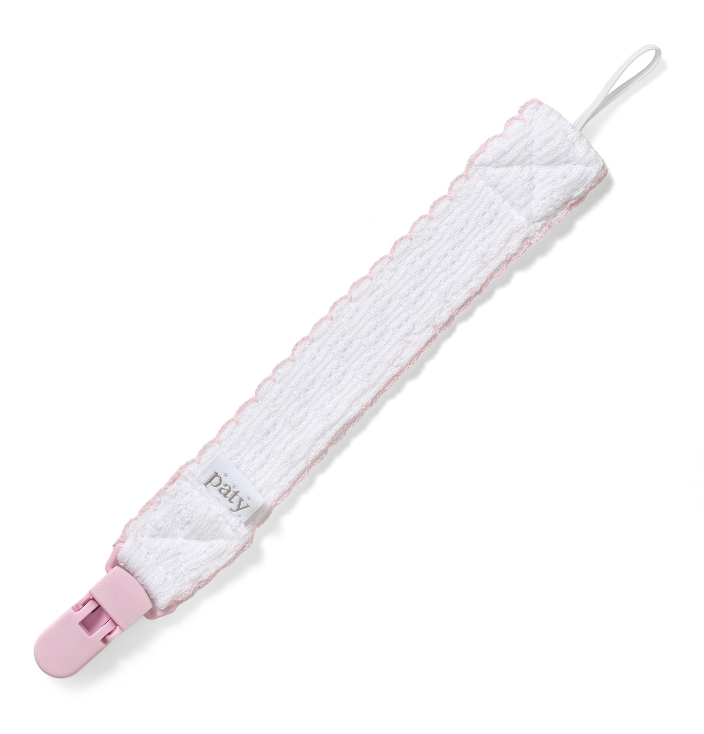 Paty Knit Pacifier Clip