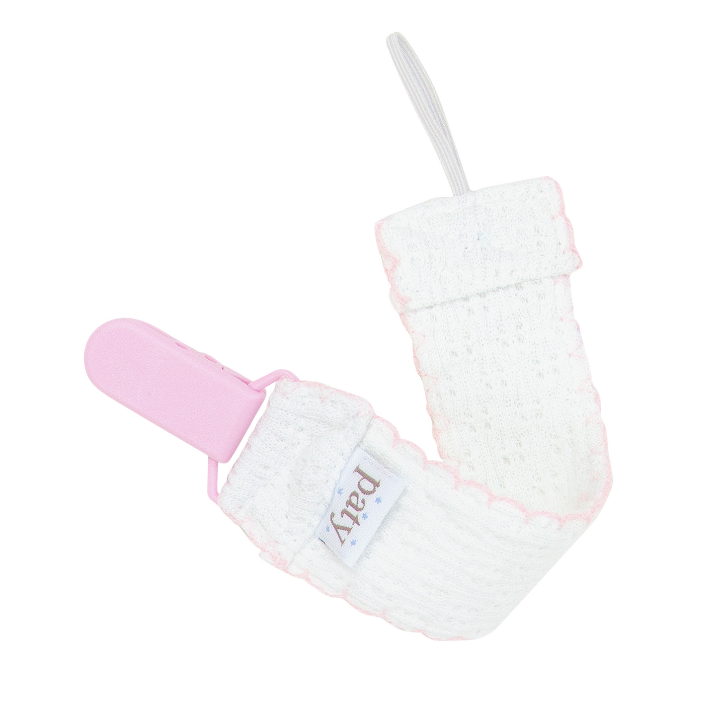 Paty Knit Pacifier Clip #189