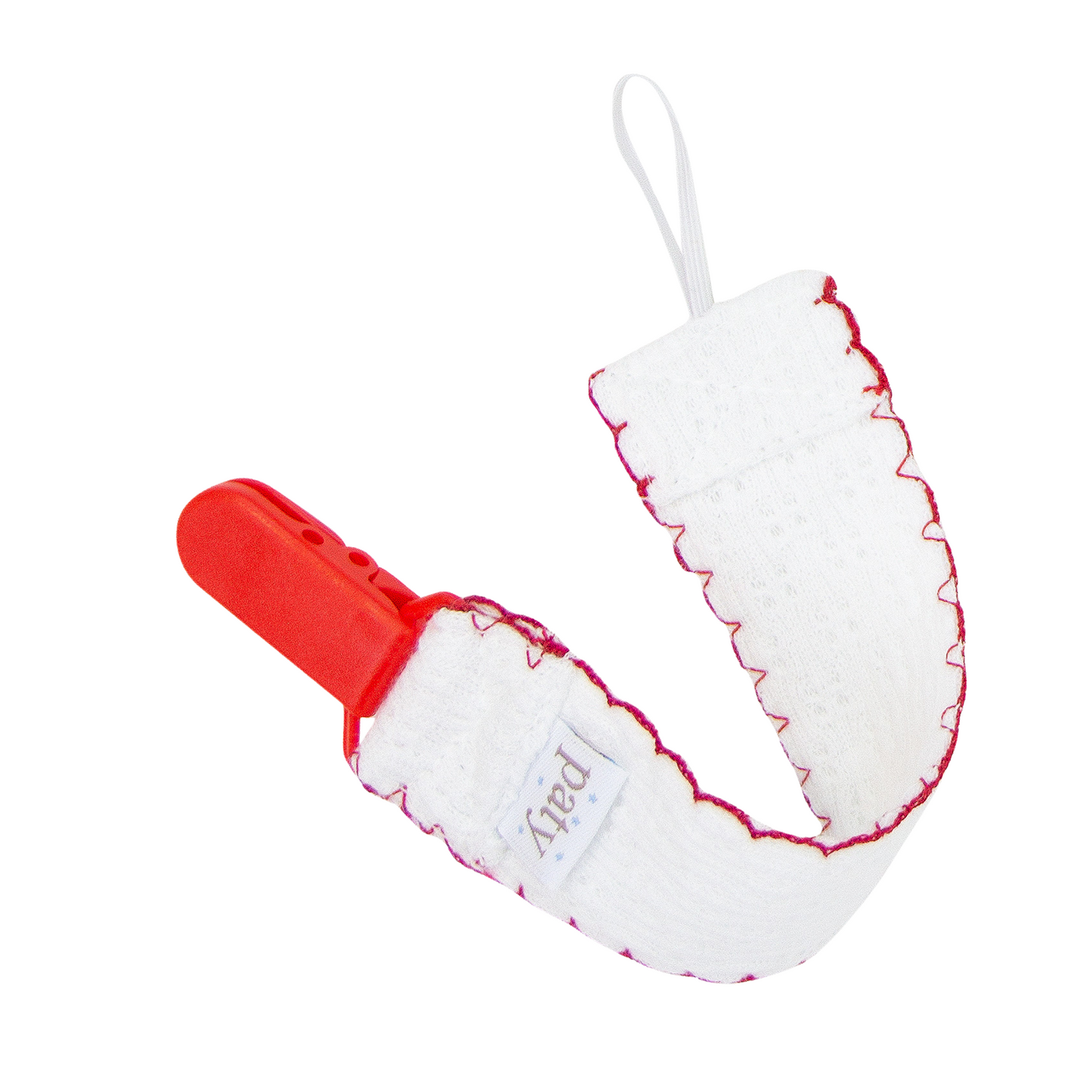 Paty Knit Pacifier Clip #189