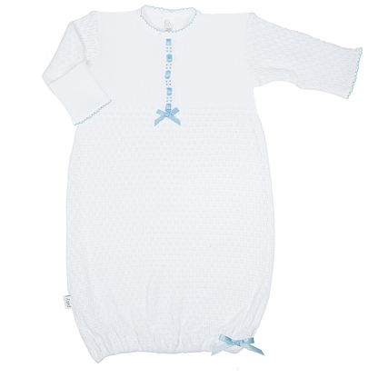 Paty Knit Eyelet Gown