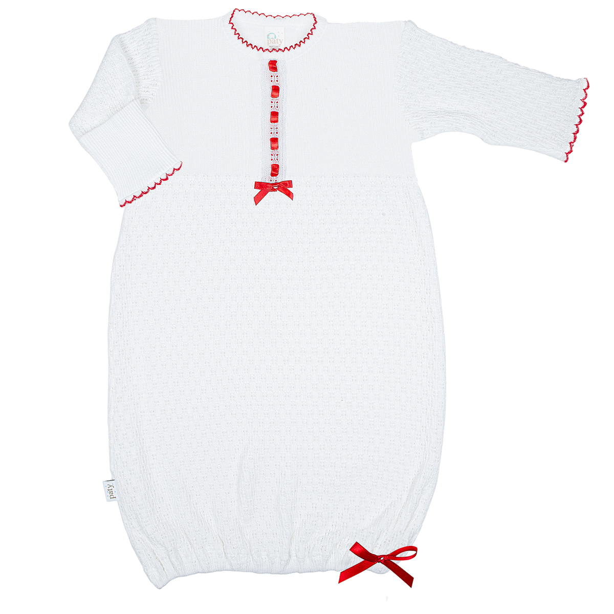 PatyKnit™ Eyelet Gown