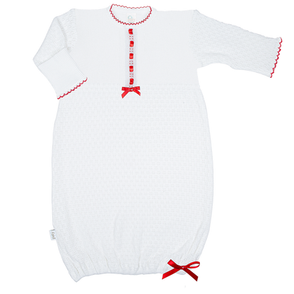 PatyKnit™ Eyelet Gown