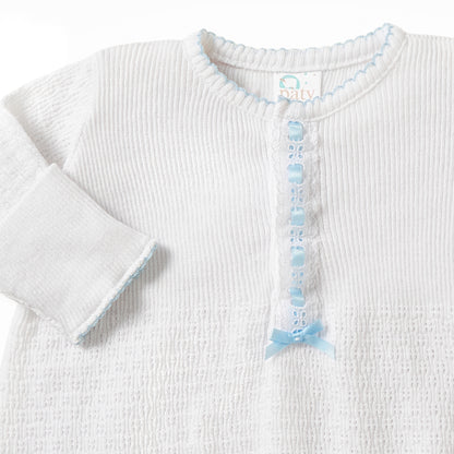 Paty Knit Eyelet Gown