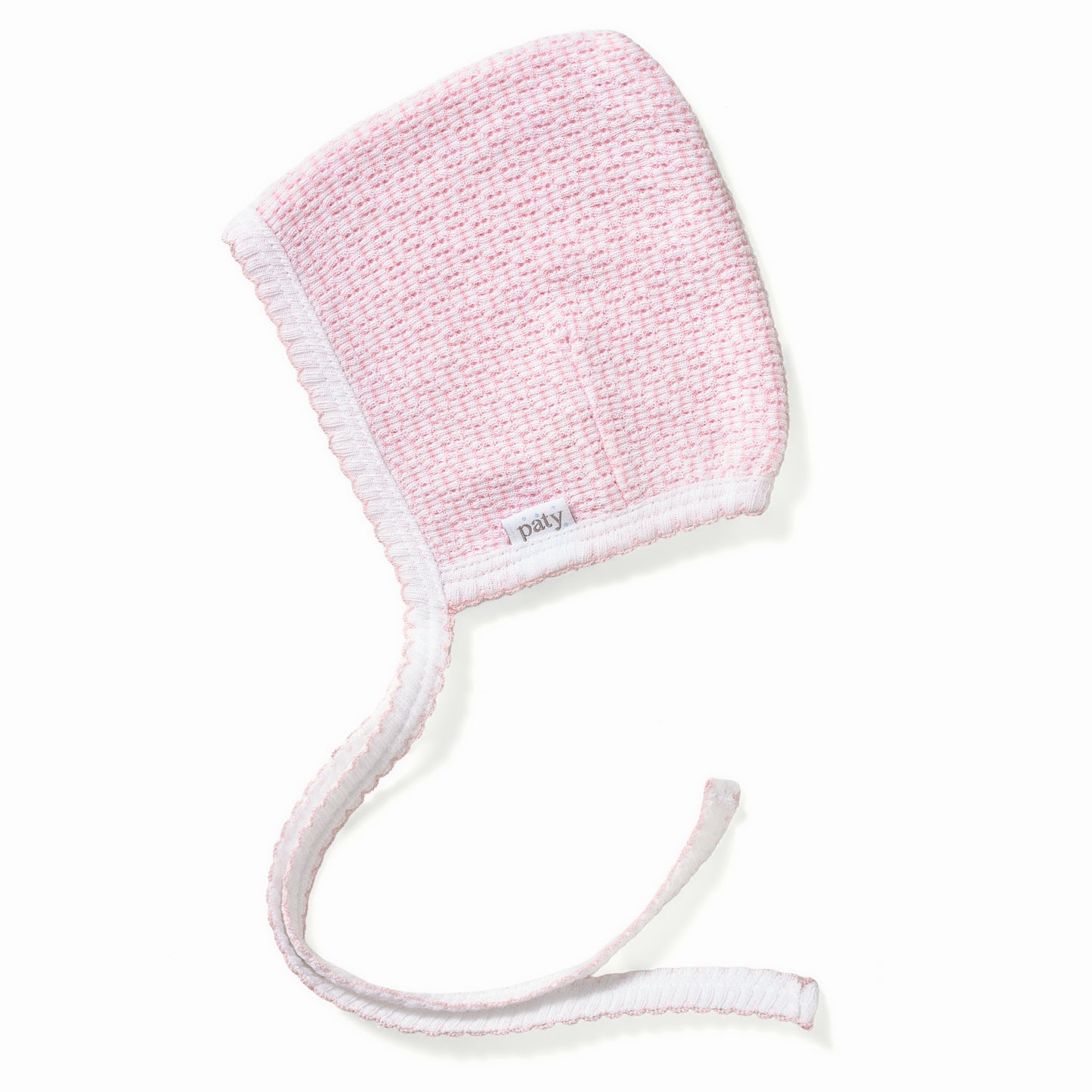 Paty Knit Solid Color Bonnet
