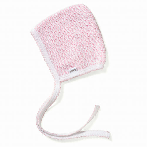 Paty Knit Solid Color Bonnet