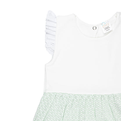 Dress w/ Eyelet Trim