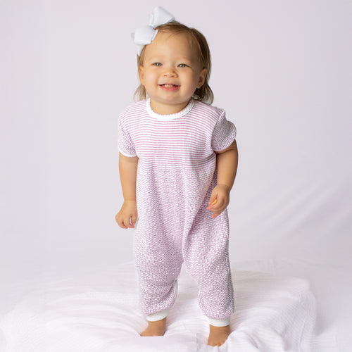 Paty Knit Solid Color Short Sleeve Romper