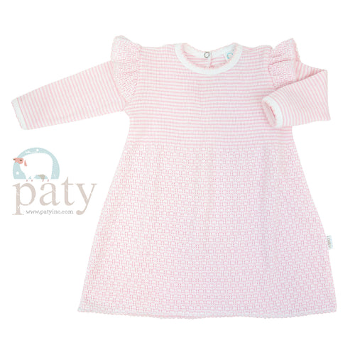 Paty Knit Angel Sleeve Dress #203AL