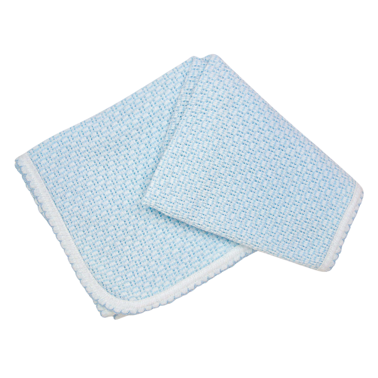 Block Style Monogrammed Swaddle Blanket