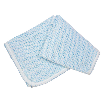 Block Style Monogrammed Swaddle Blanket
