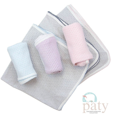 Paty Knit Receiving/Swaddle Blanket