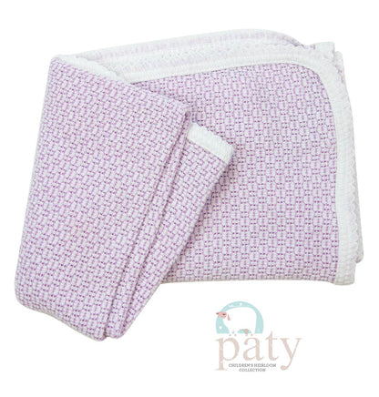 Paty Knit Receiving/Swaddle Blanket