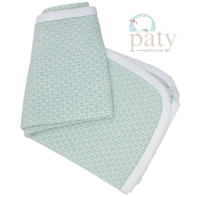 Paty Knit Blanket, Pima Binding 207J