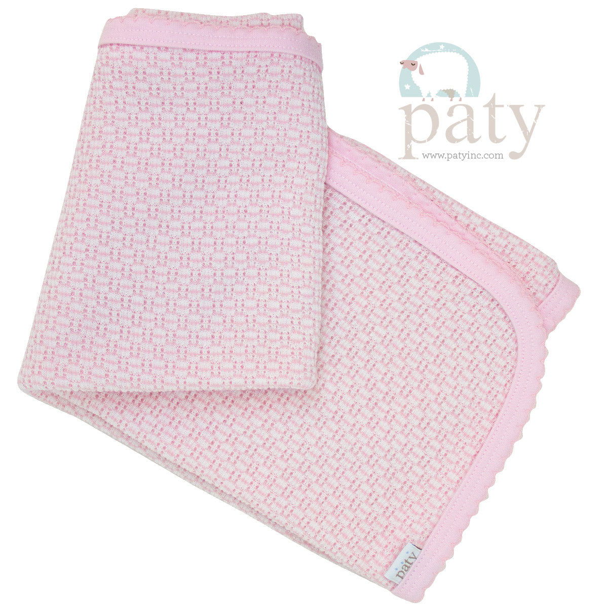 Knit Blanket w/ Pima Cotton Trim Options
