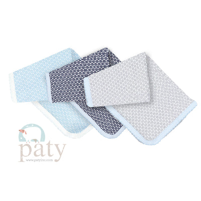 Paty Knit Receiving/Swaddle Blanket with Pima Binding #207RJ