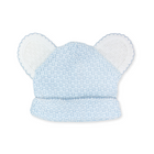 Paty Knit Solid Color Bear Beanie