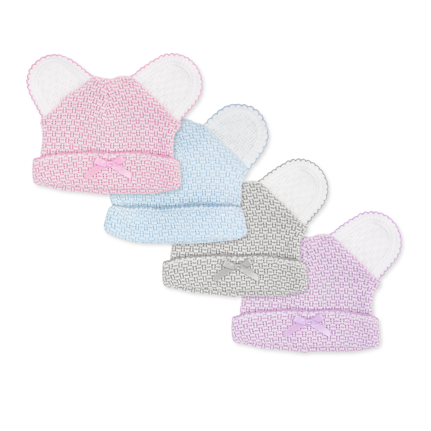 Paty Knit Bear Beanie #214