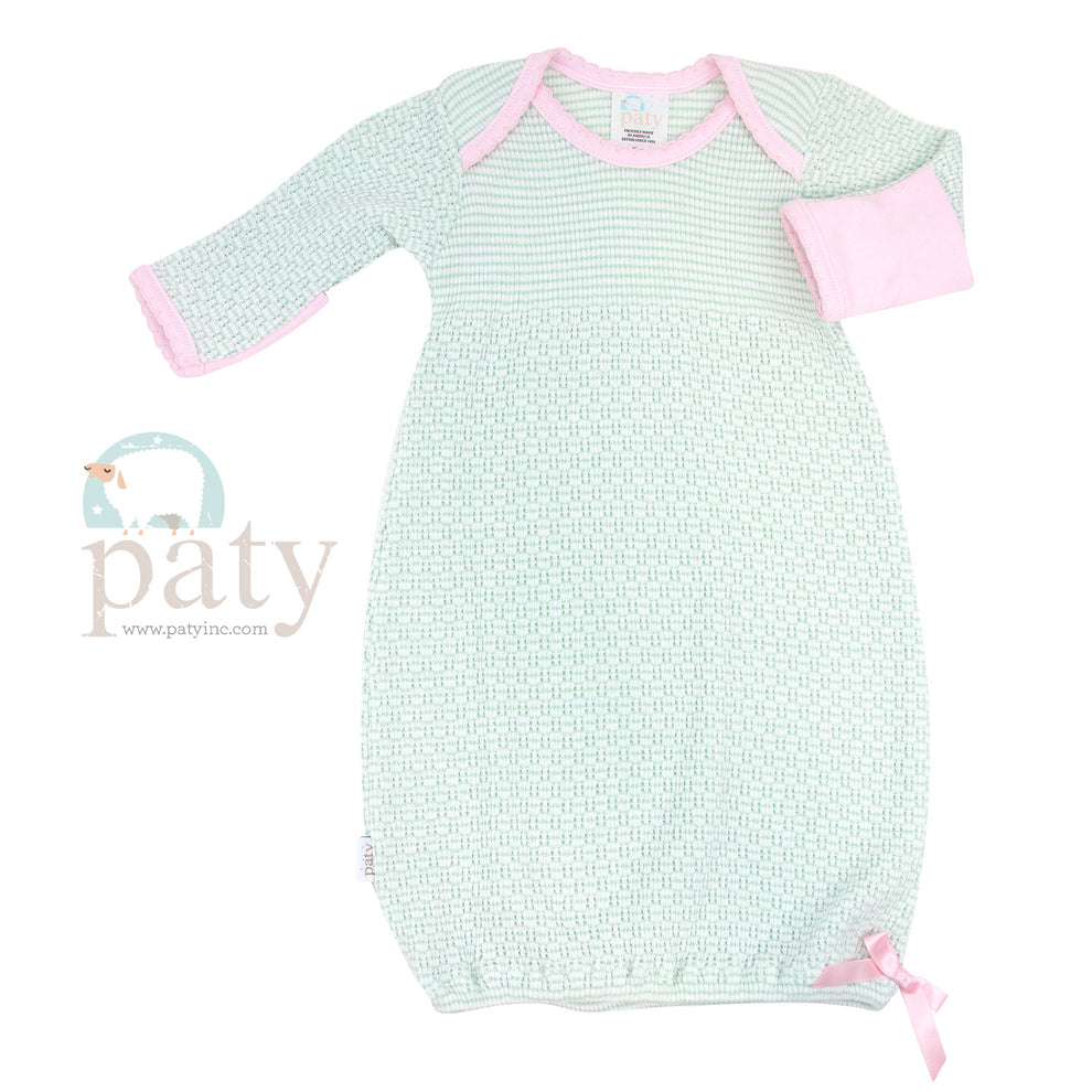Paty LS Lap-Shoulder Gown Mint 215 main image 0