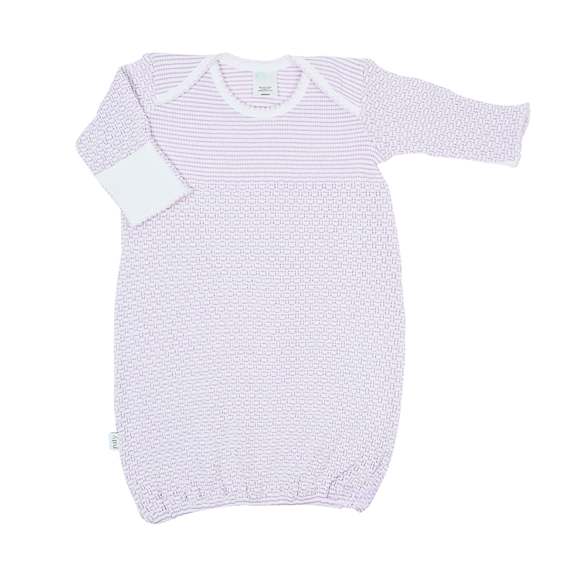 Paty Knit Overlap Shoulder Gown (Solid Color, No Bow) #215X