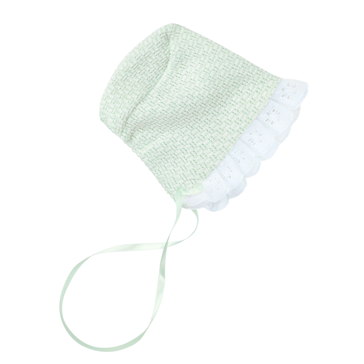 Paty Knit Eyelet Bonnet #218